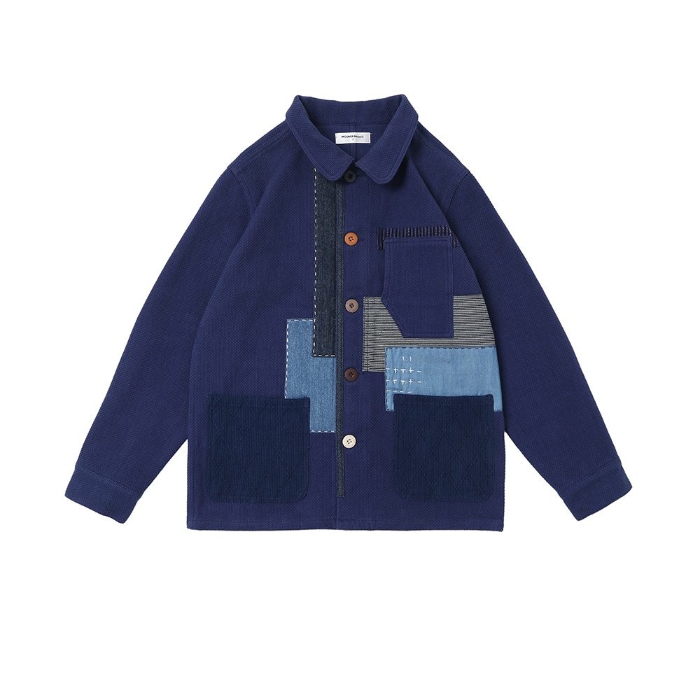 Japanese Retro Handmade Thorn Patchwork Jacket