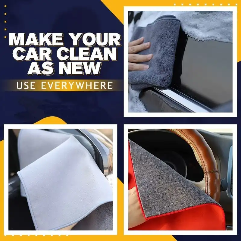 Thickened Absorbent And Hairless Deerskin Car Wash