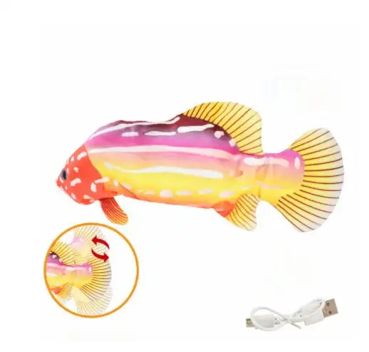 Electric Funny Cat Simulation Fish Beating Usb
