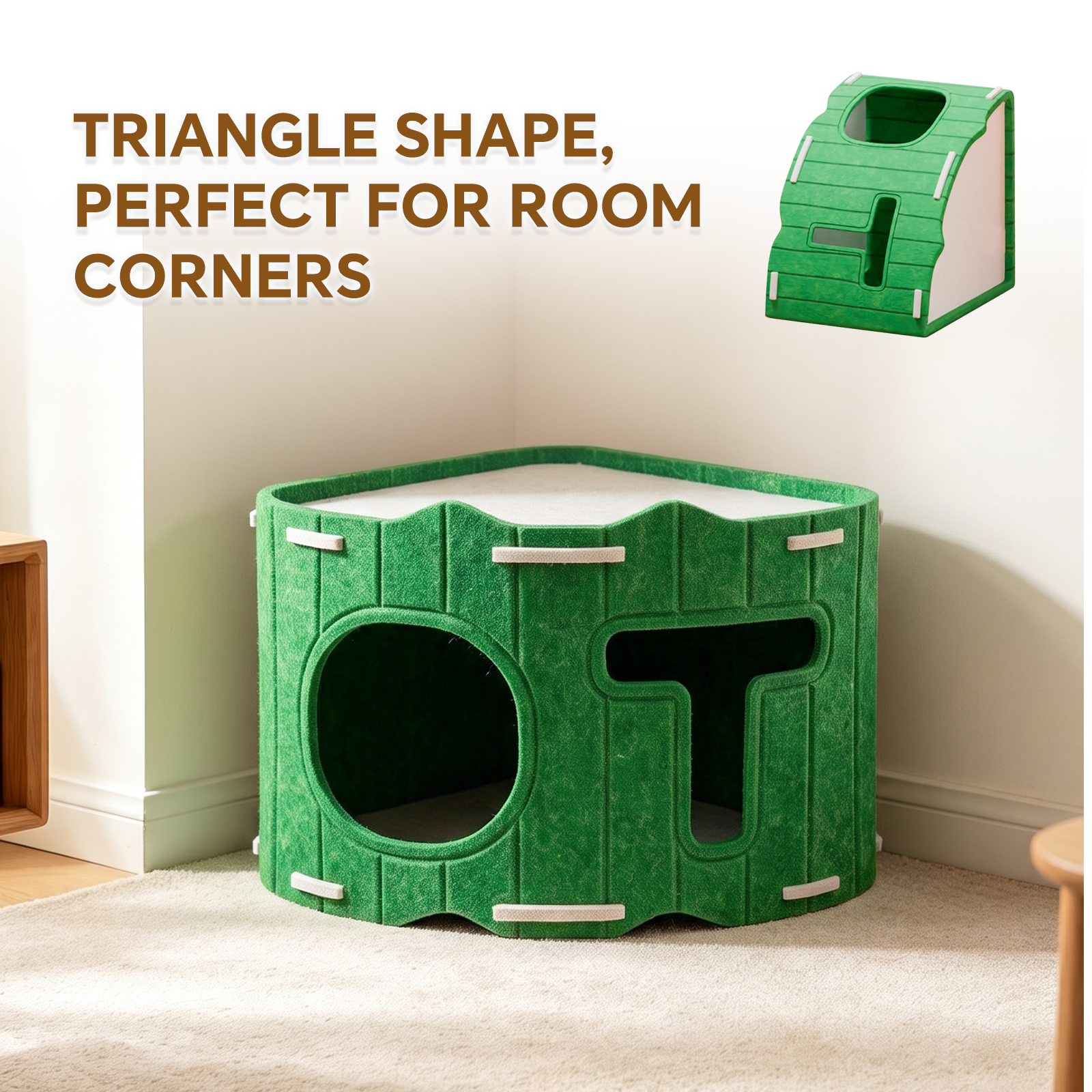 Modular Stackable Felt Cat House Detachable Cave Free Combination Indoor product detail 2