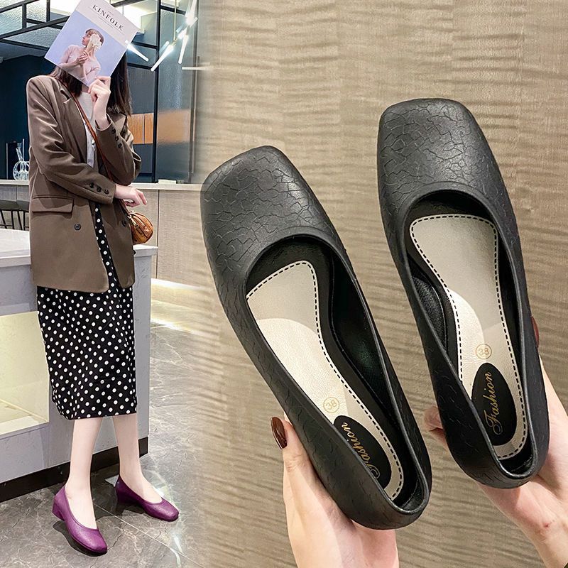 Fashion Women's Short-tube Labor Insurance Plastic Shoes