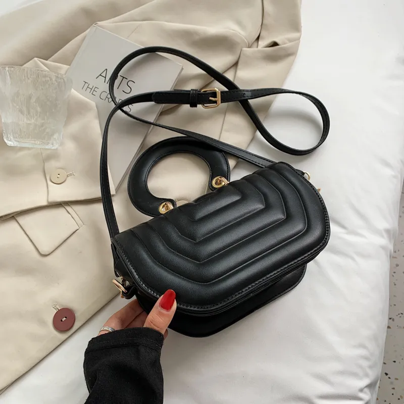 Fashion Shoulder Bag Portable Mini - Black
