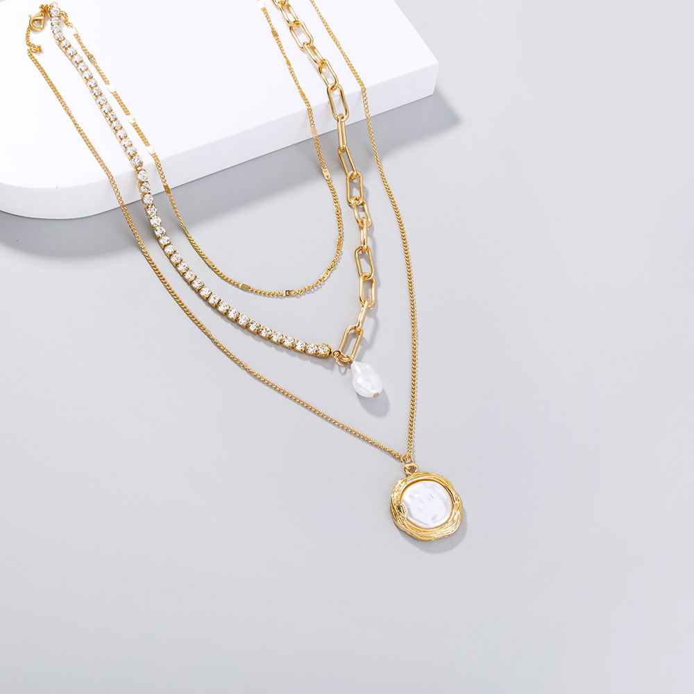 Personalized Design Lattice Chain Stitching Necklace