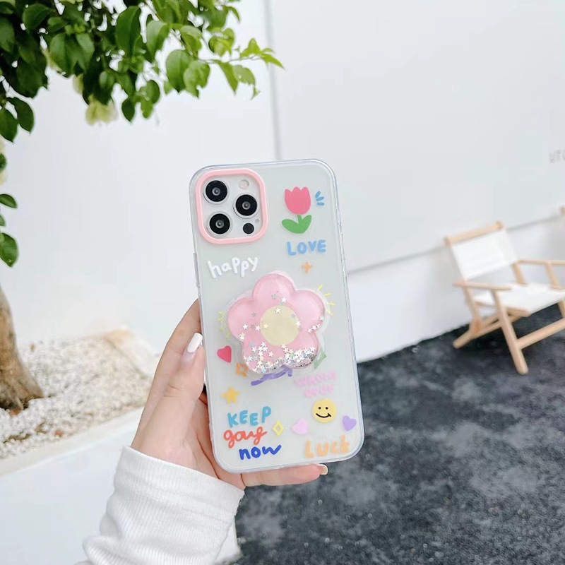 Simple Flower Silicone Phone Case - Image 3
