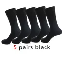 5Pairs Of Black Plain Weave
