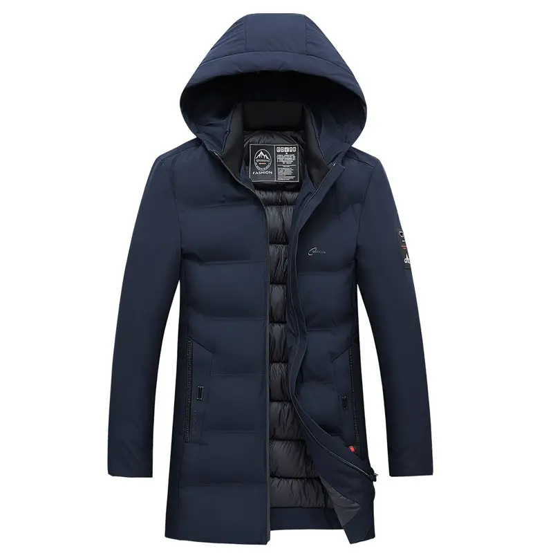 Thick Mid-length Down Padded Jacket Men's Loose