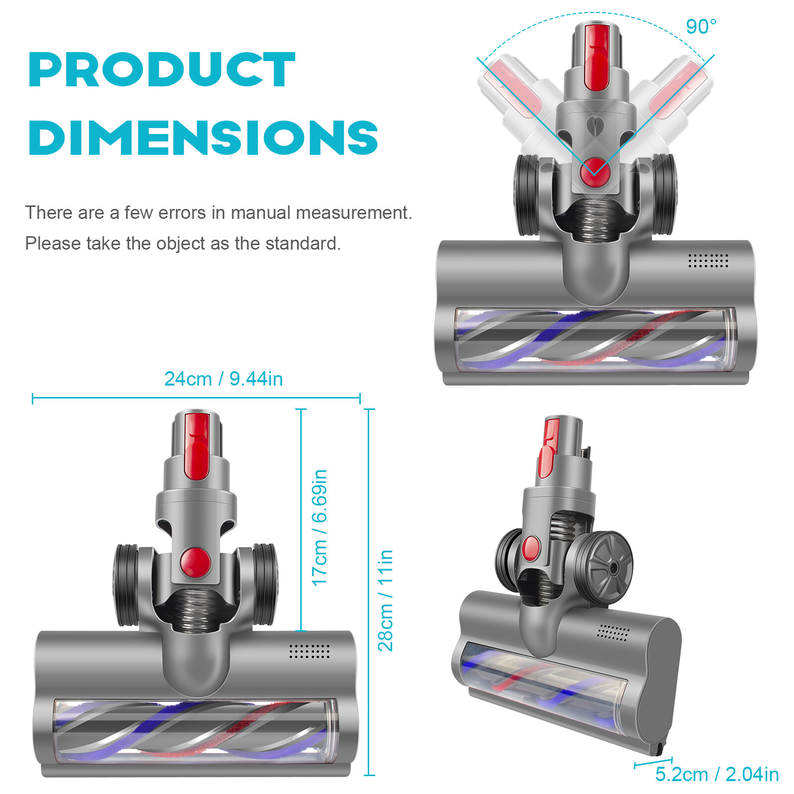 Brush Head For D Yson V7 V8 V10 V11 V15 Animal Torque Direct Drive Mo Torhead — image 2