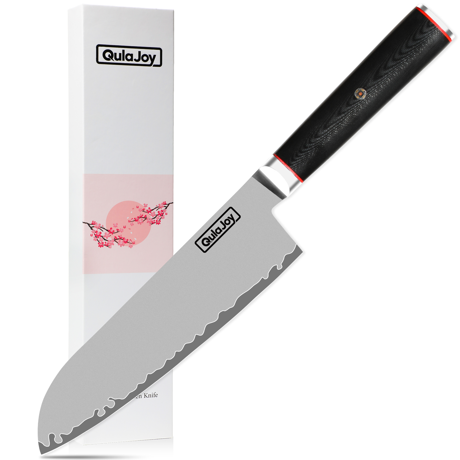 qulajoy vg10 chef knife japanese 10cr15mov steel chefs knives slicing knife for meat vegetable