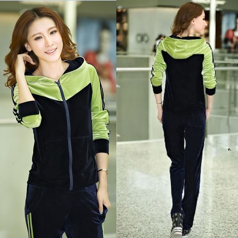 Slimming Casual Wear Women's Plus Size Sports Suit