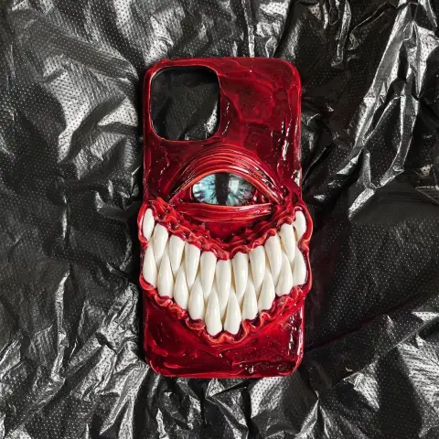 Full Wrap Cream Phone Case