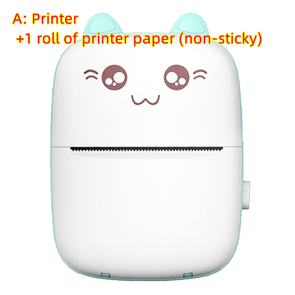 Mini Printer Portable Mini Bluetooth WiFi New Wrong Printer Mobile Phone Photo Title Note Hot Print Pocket Student Error Label Printer 32