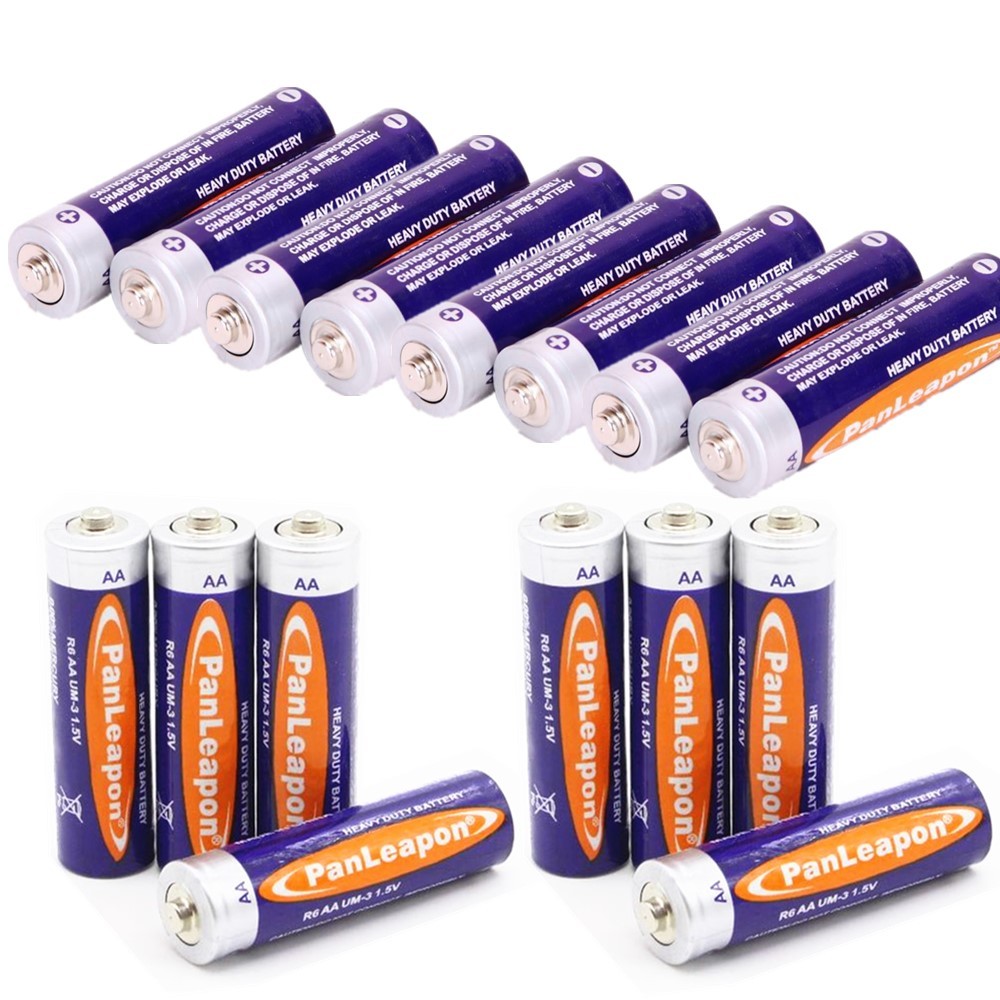 8 Or 16 X AA Zinc Carbon Batteries R06 MN1500 1.5V Long Lasting Battery