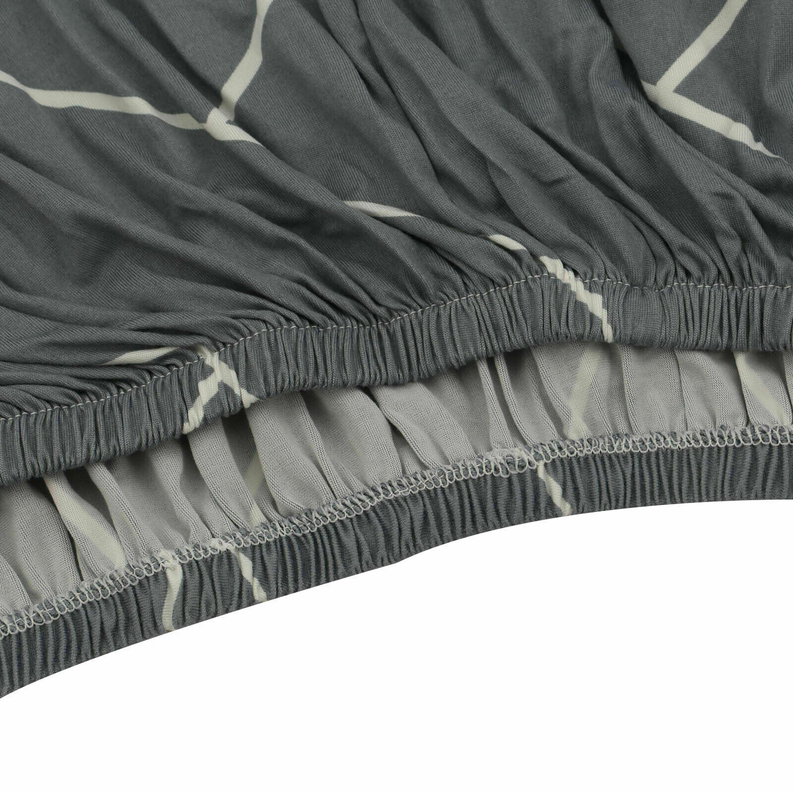 Sofa Covers 1  2  3  4 Seater High Stretch Lounge Slipcover Protector Couch Cover Two-seater AU Light Gray Lines