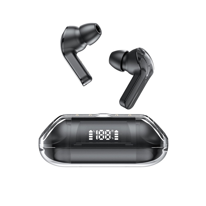 Wireless Digital Display Bilateral Stereo Transparent Bluetooth-compatible Headset - Image 5