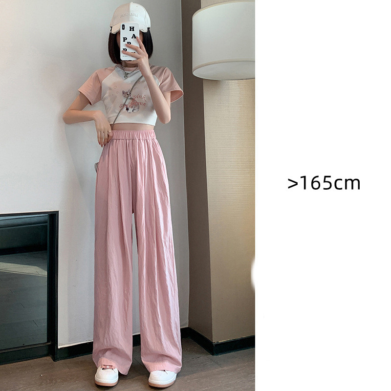 Title 5, Summer High Waist Draped Casual Japanese Slouch...