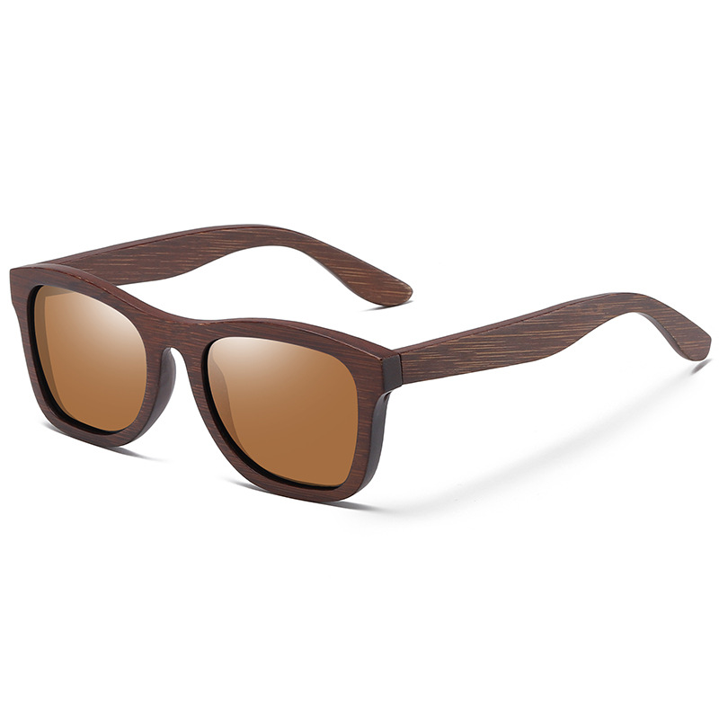 Title 3, Bamboo Wood Sunglasses Wooden Retro Polarized