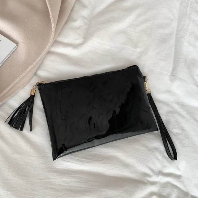 Women's Envelope Bag Solid Color Clutch Black - Shop at LoveMi