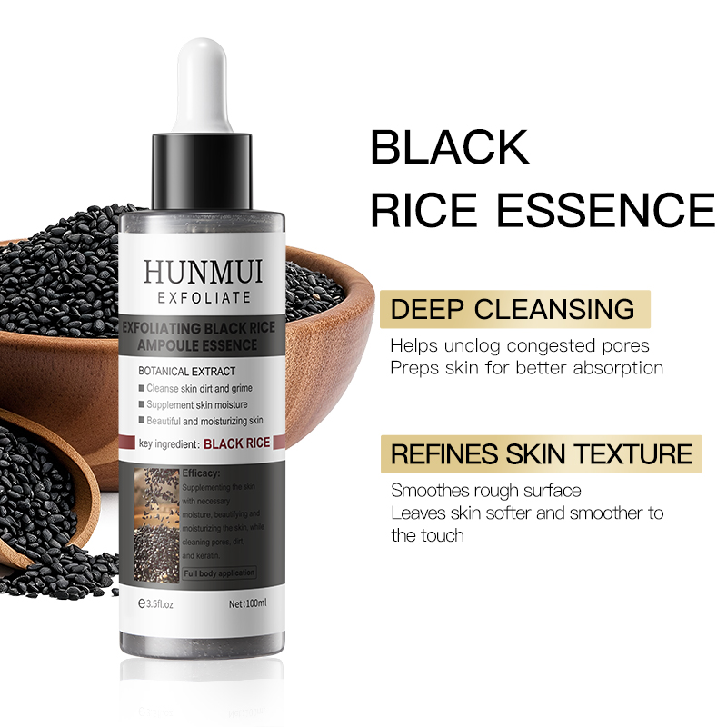 HUNMUI Rice Black Rice Exfoliating Ampoule — foto 5