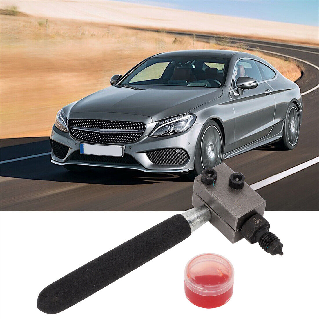Brake Pipe Flaring Tool SAE Hand Held On Car Double Flare Kit — image 8