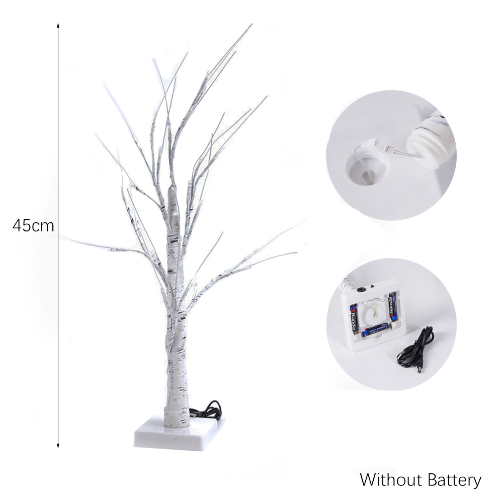 Title 4, Easter Tree Led Night Light Birch Tree For East...