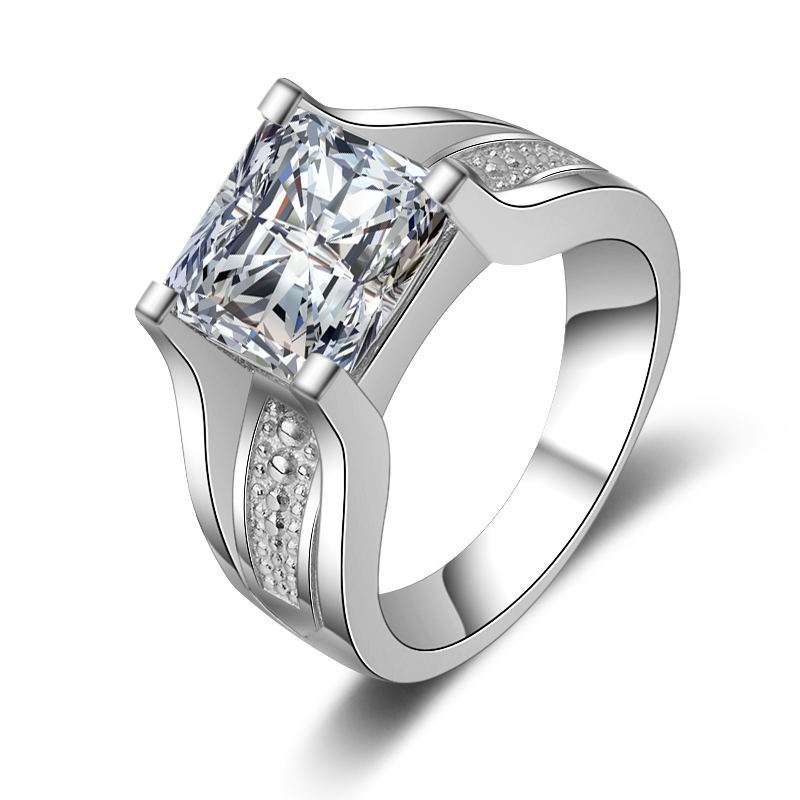 Titanium Steel Casting Fashion Simple Female Jewelry Ring