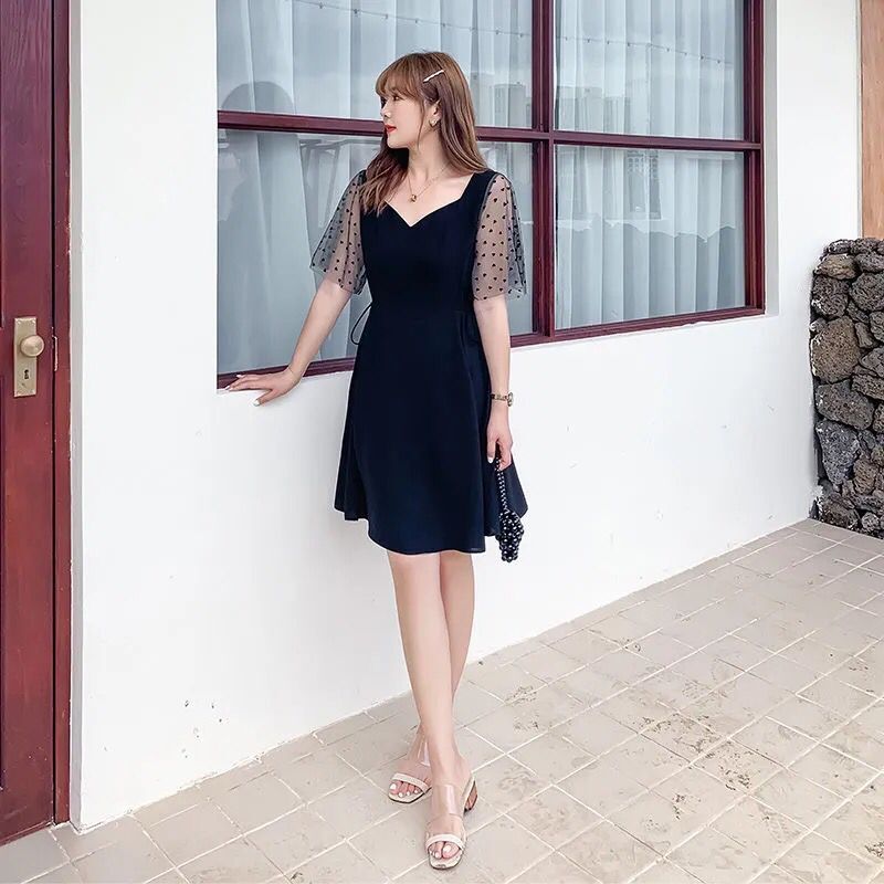 Loose And Fat Mesh Gauze Waist And Belly To Show Thin Lace Skirt