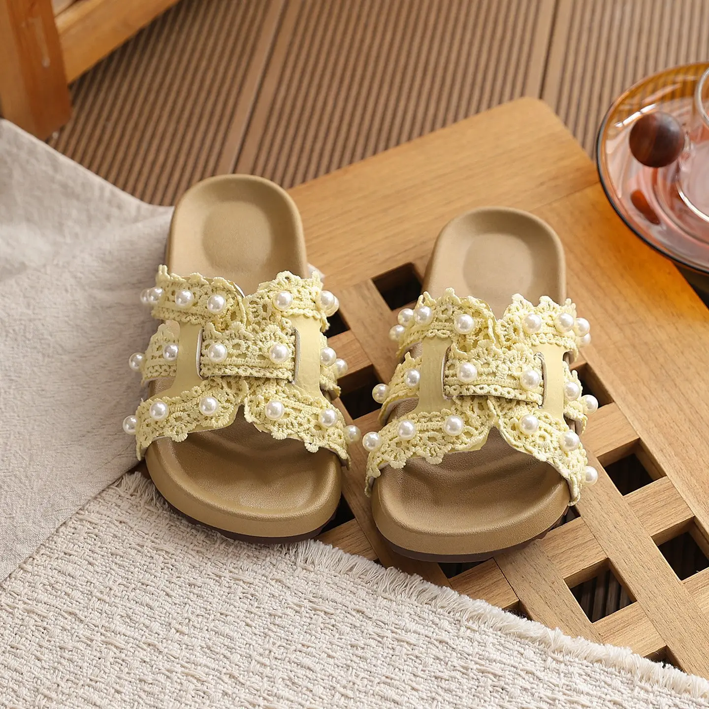2026 Summer New Korean Style Girls Slippers