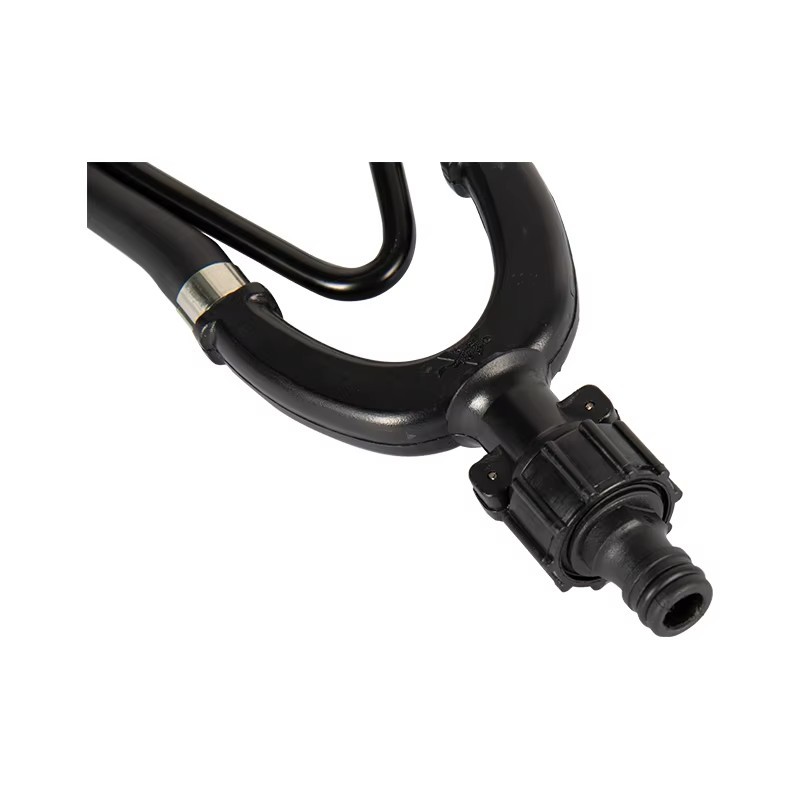 Dual feed outboard flusher for marine boat motor flushes