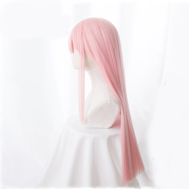 Women's Solid Color Simple Cosplay Wig — foto 5