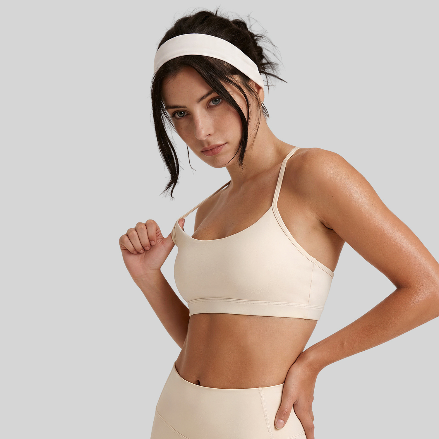 Women's Yoga Sports Fitness Bra With Thin Straps, High Impact Shockproof, Anti-Sagging & Back Beautifying Followed Stores 3