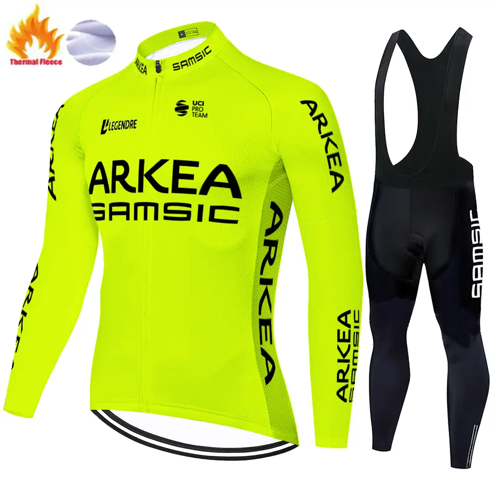 Fleece Short Sleeved Bib Cycling Jersey Suit