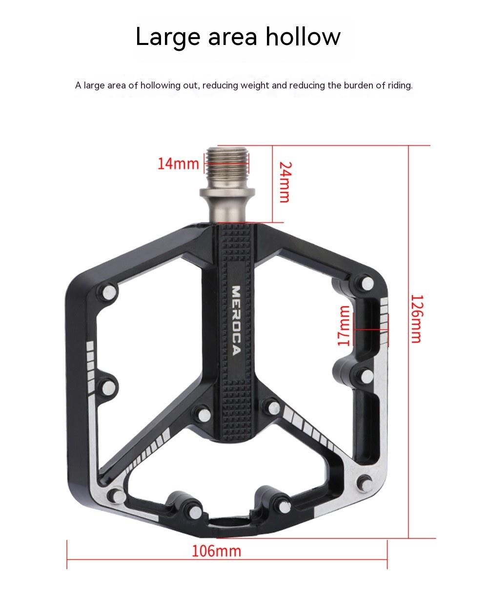 Title 3, Aluminum alloy mountain bicycle pedals offer su...