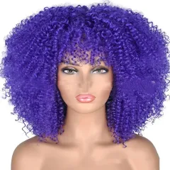 Small Curly Hair Rose Mesh Synthetic Headgear - 4 Style - View 1