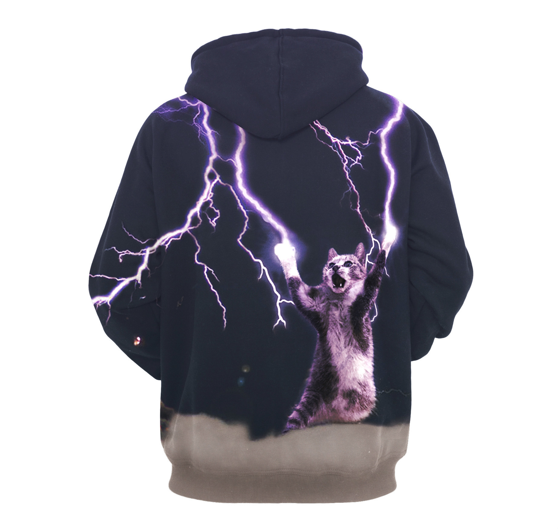 Title 7, Dames Big Tree digitale print hoodie met lange ...