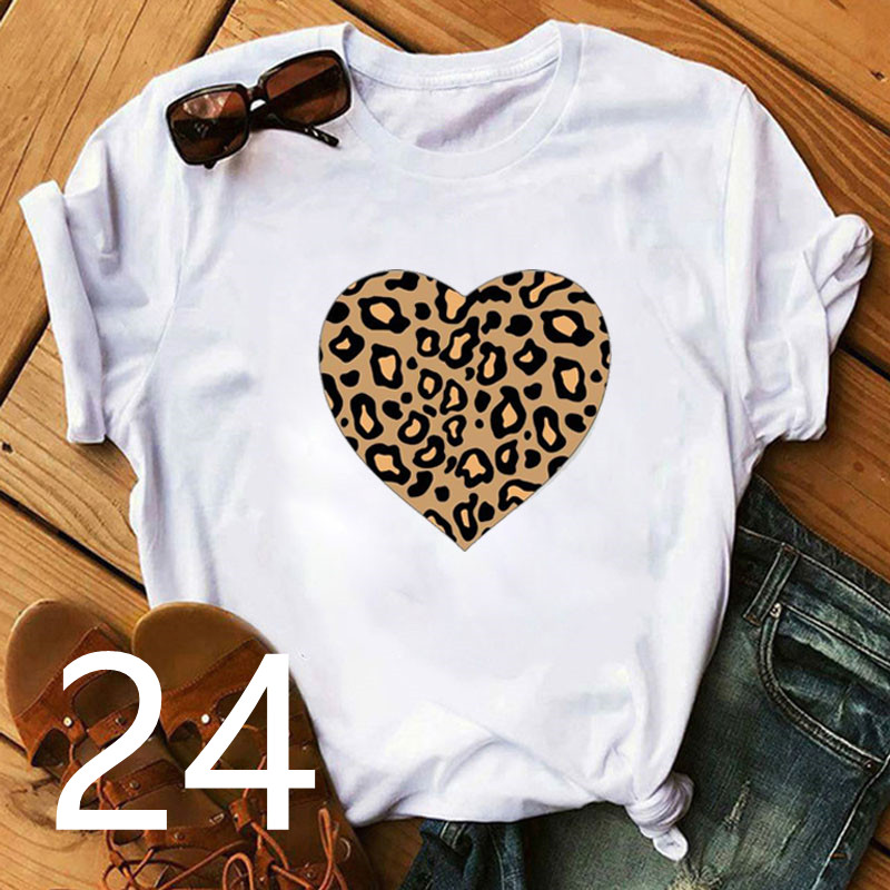 Women's Printed Loose Bottoming Shirt Top