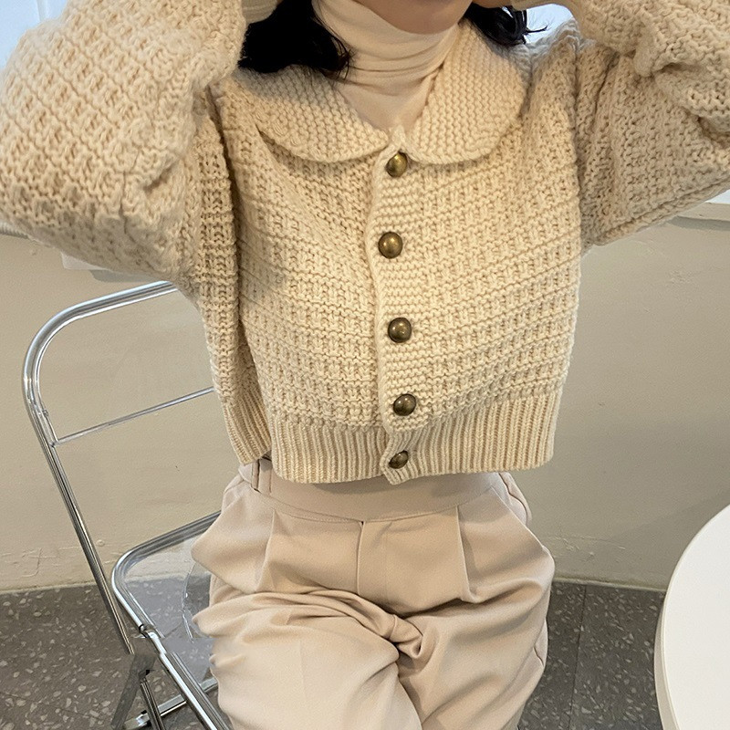 Women's Autumn And Winter New Style Simple Korean Style Knitted Sweater