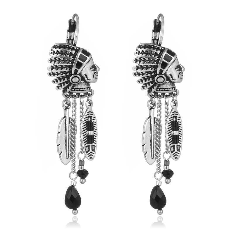 Simple Korean Personality Alloy Geometric Earrings Female Earrings