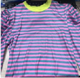 Women's Striped Long Sleeve Hoodie