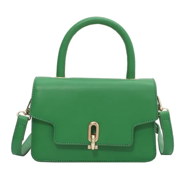 Fashion Western style Single Shoulder Messenger Armpit Portable Small Square Bag Green - Shop at LoveMi