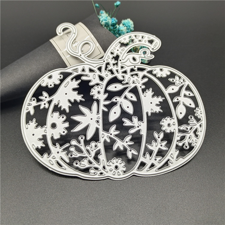 Pumpkin Metal Embossing Carbon Steel Knife Mold Manual Cutting Paper Mold Custom Etching Cutting — foto 4