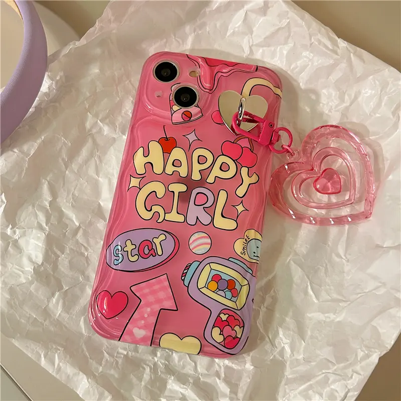 Japanese and Korean Sweet Cool Spice Girl Graffiti English
