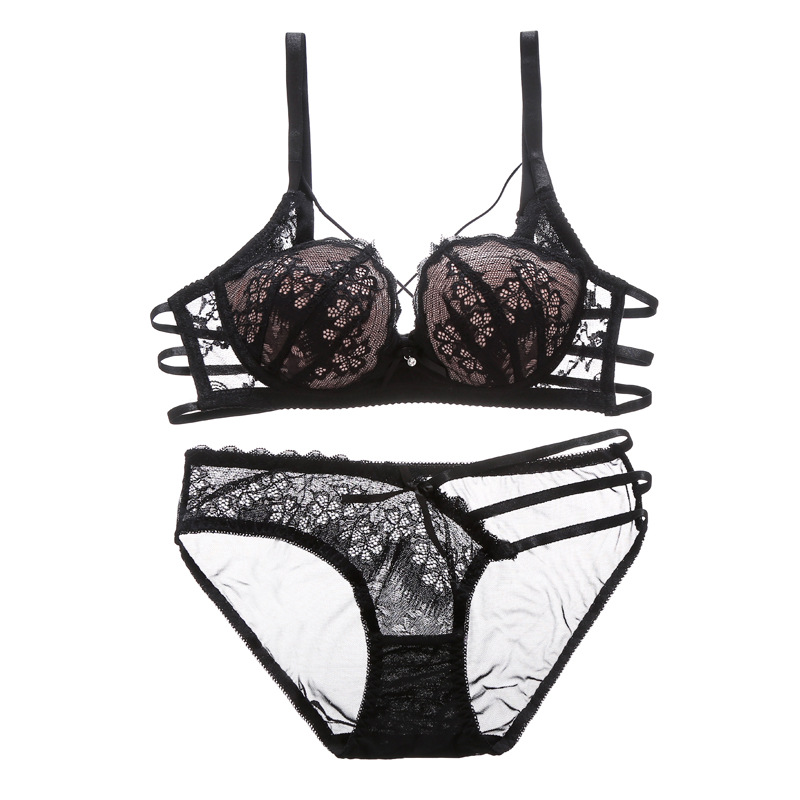 Title 7, European And American Lace Back Bra Suit