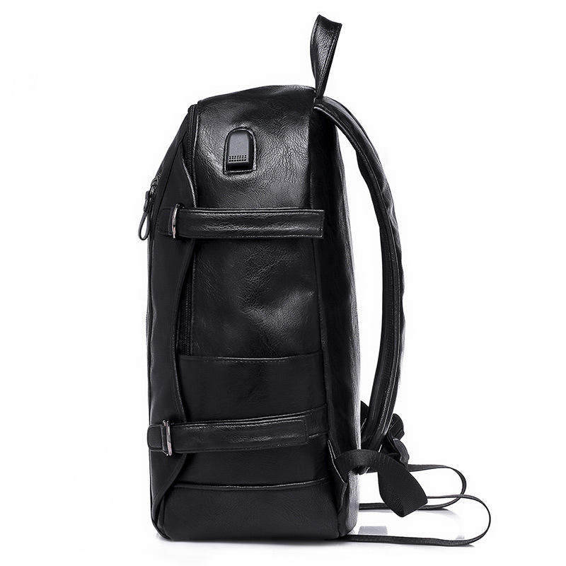Leisure Backpack PU Large Capacity Computer Bag