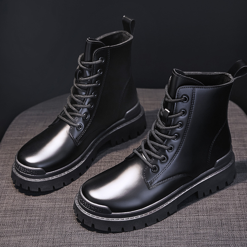 Title 7, Britische Martin Boots High-Top Damen Lederschu...