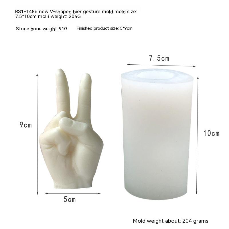 Candle Mould Diy Aromatherapy Gypsum Epoxy Decoration Mold - 10