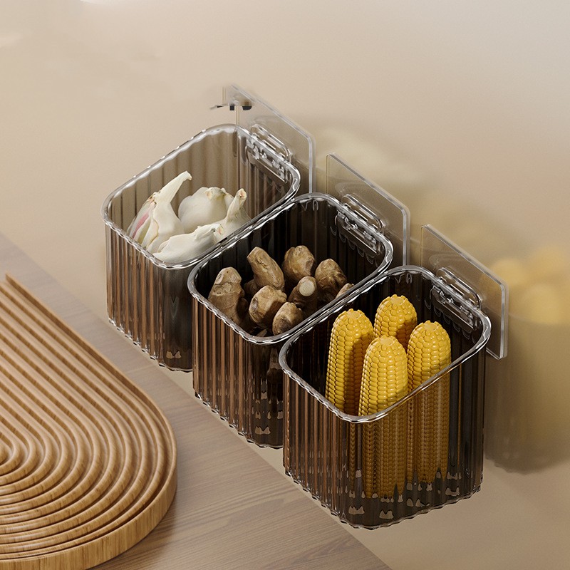 Title 5, Garlic Storage Rack Wall Hanging Storage Box