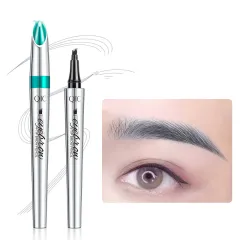Four-fork Head Eyebrow Pencil - Grey - View 1