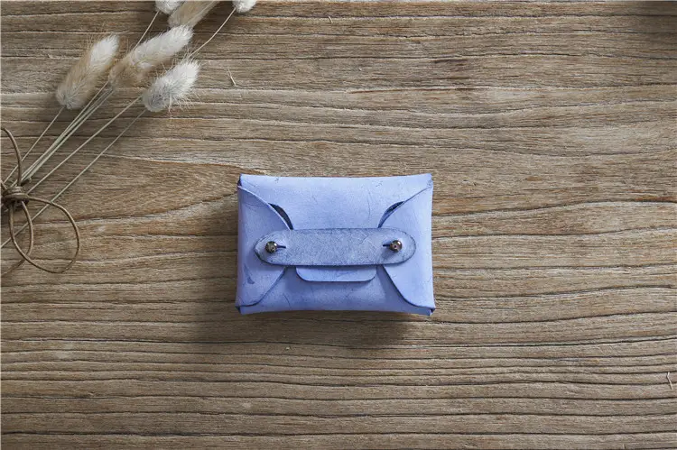 Handmade Vintage First Layer Leather Card Holder Mini Coin Purse