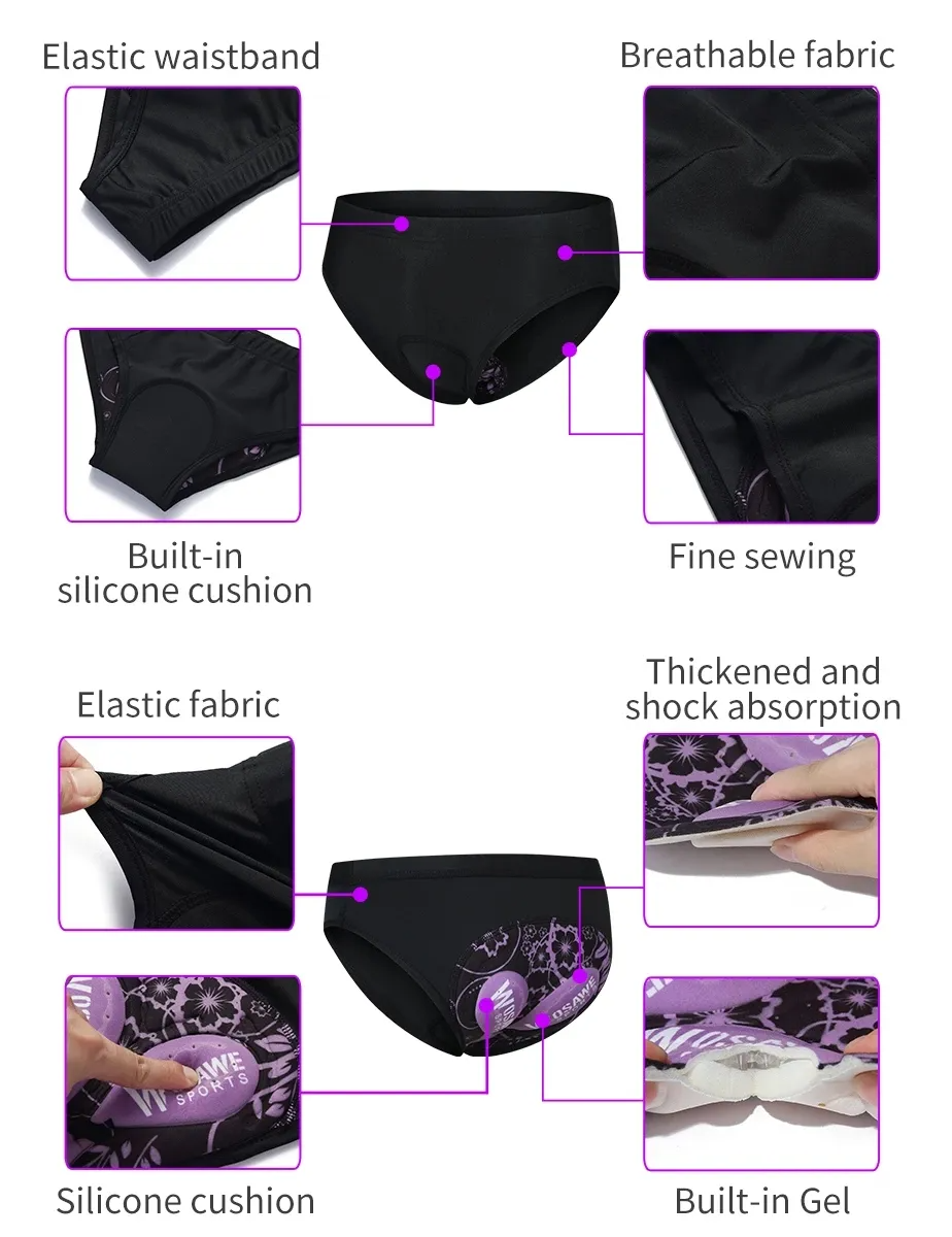 Title 7, 3D Thickened Silicone Underwear For Women