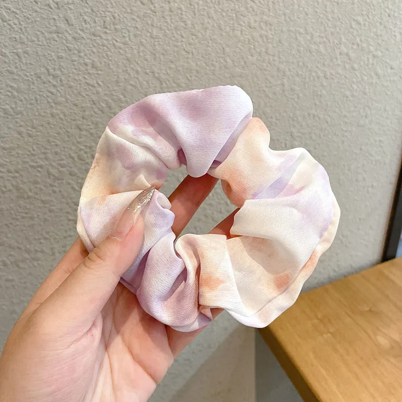 Tie The Head Rubber Band Hair Rope - Purple